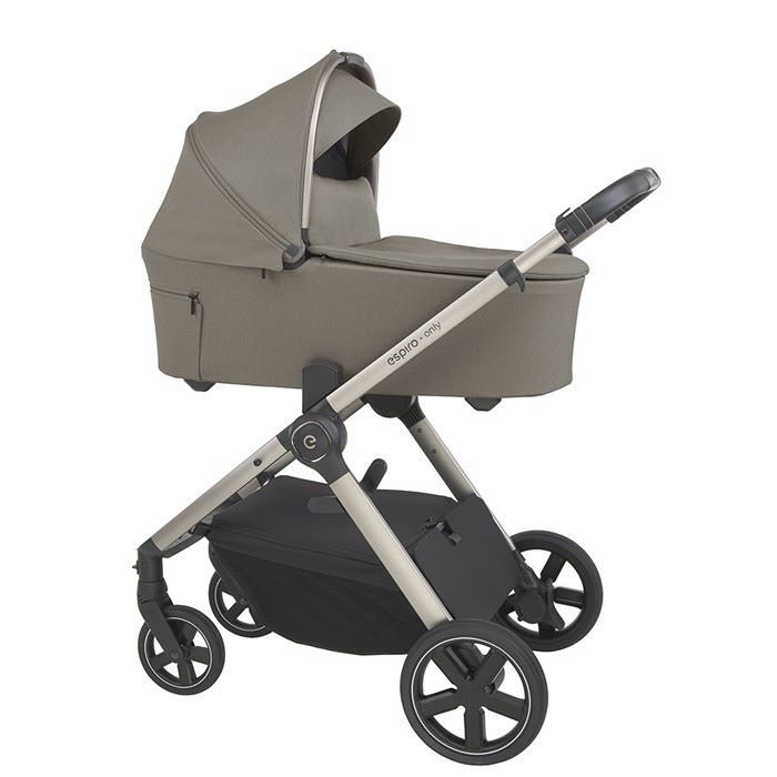 Espiro Only - uniwersalny wózek głęboko-spacerowy z torbą 309 Smokey Taupe