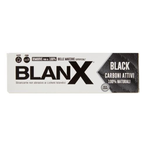 BLANX BLACK CARBONE Pasta do zębów z aktywnym węglem, na próchnicę 75ml