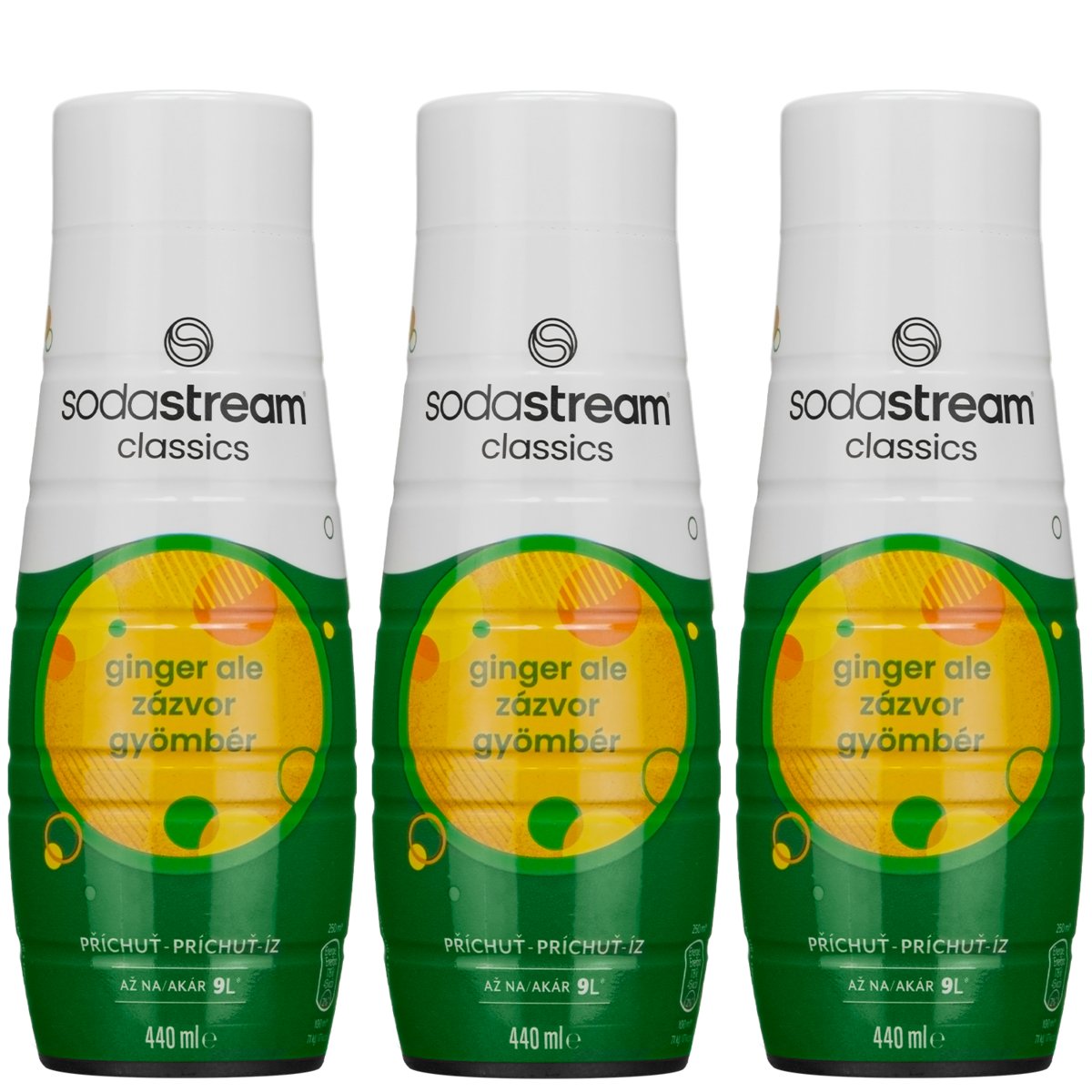 3x Syrop SodaStream Ginger 440ml