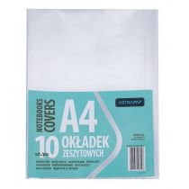 Okładka zeszytowa A4 bezbarwna (10szt) ASTRA