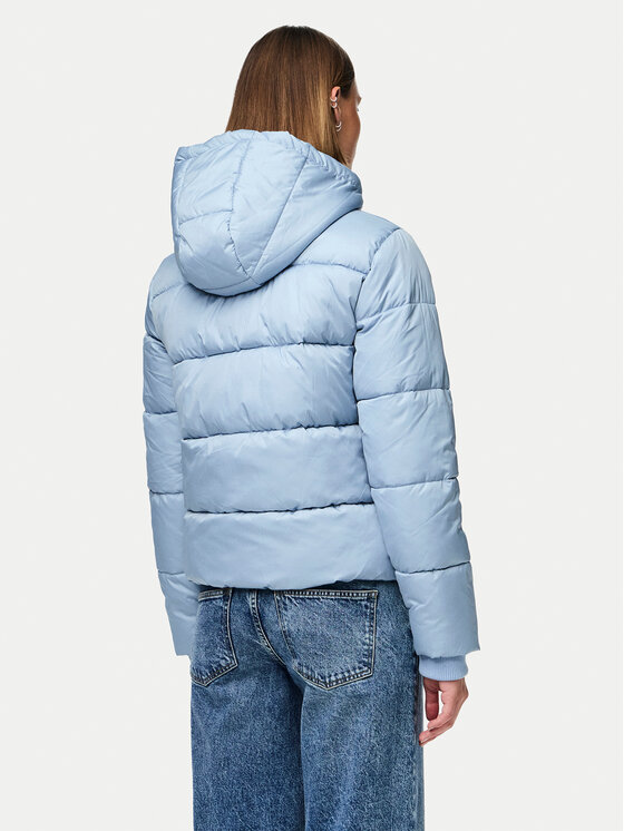 Pieces Kurtka puchowa 17115626 Niebieski Regular Fit