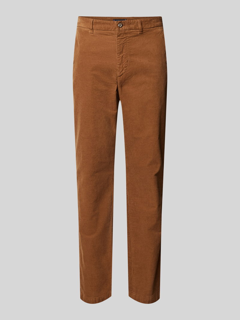 Spodnie cargo o kroju regular fit ze szlufkami na pasek model ‘DENTON’