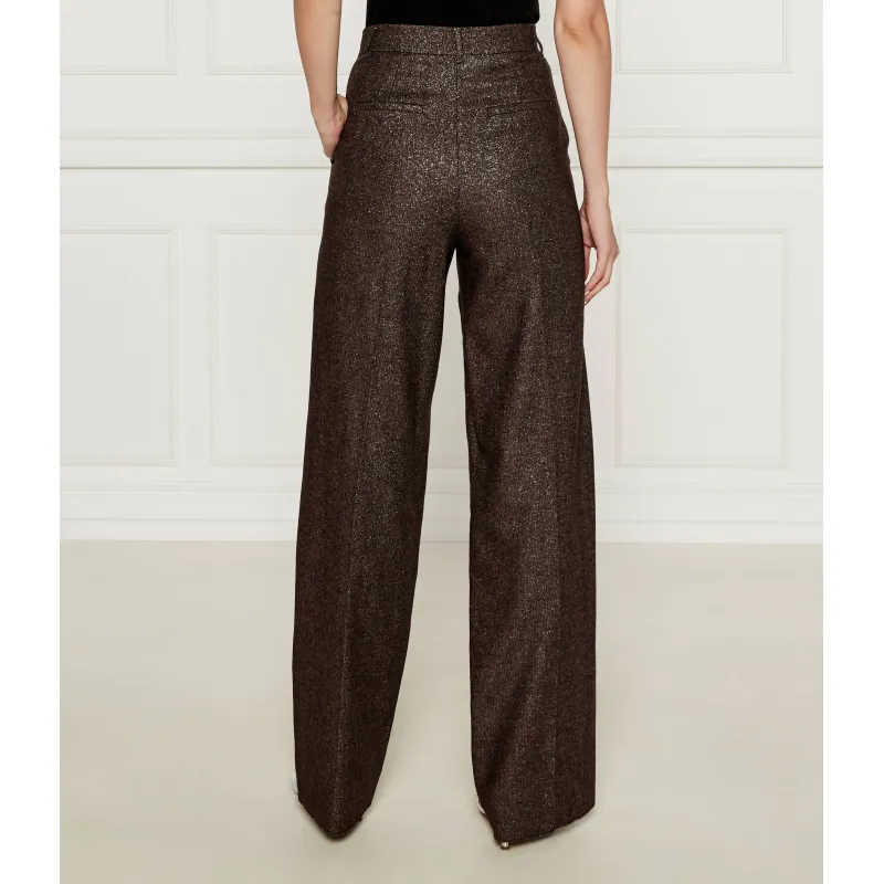 Marella Spodnie | flare fit | z dodatkiem wełny