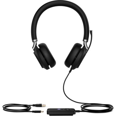 YEALINK UH38 Dual BAT Teams USB-C Bezprzewodowe, Nauszne, ANC