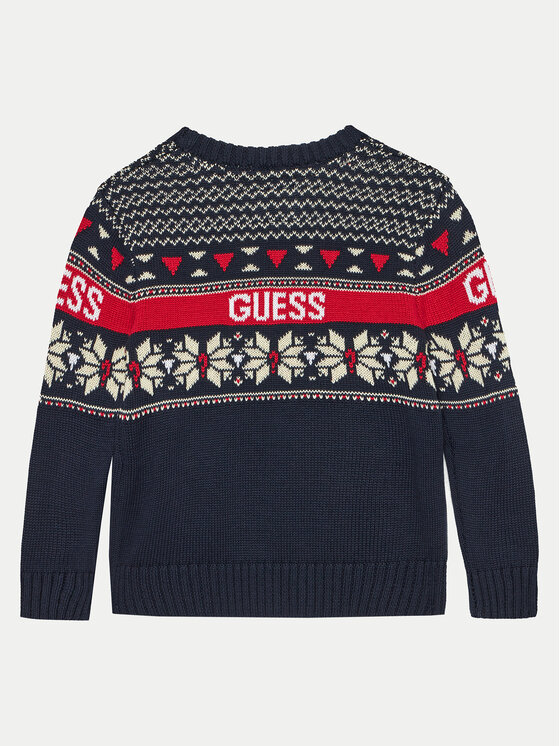 Guess Sweter N4BR04 Z2NN0 Kolorowy Regular Fit