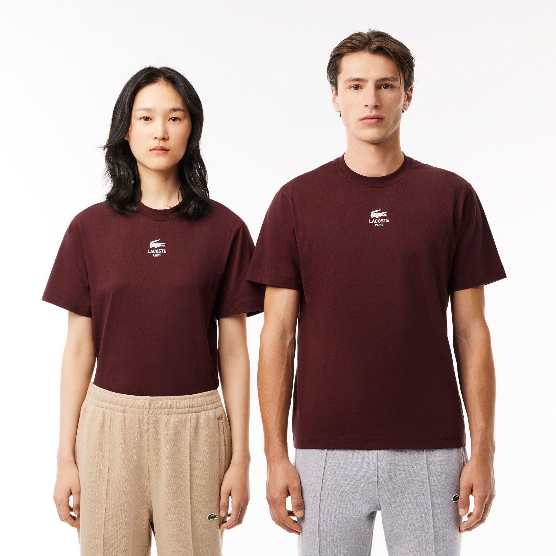 Lacoste koszulka z bawełnianego dżerseju o klasycznym kroju
