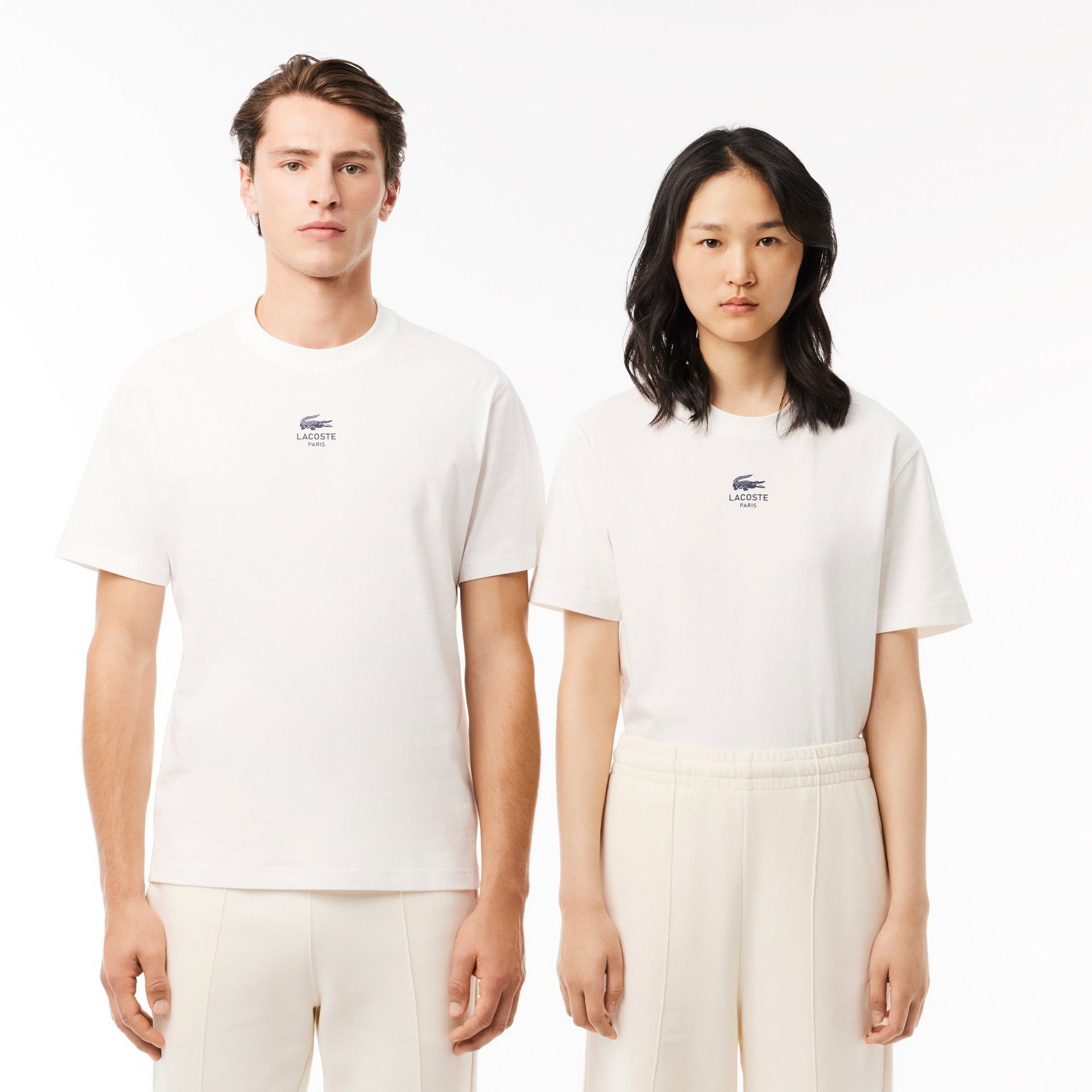 Lacoste koszulka z bawełnianego dżerseju o klasycznym kroju