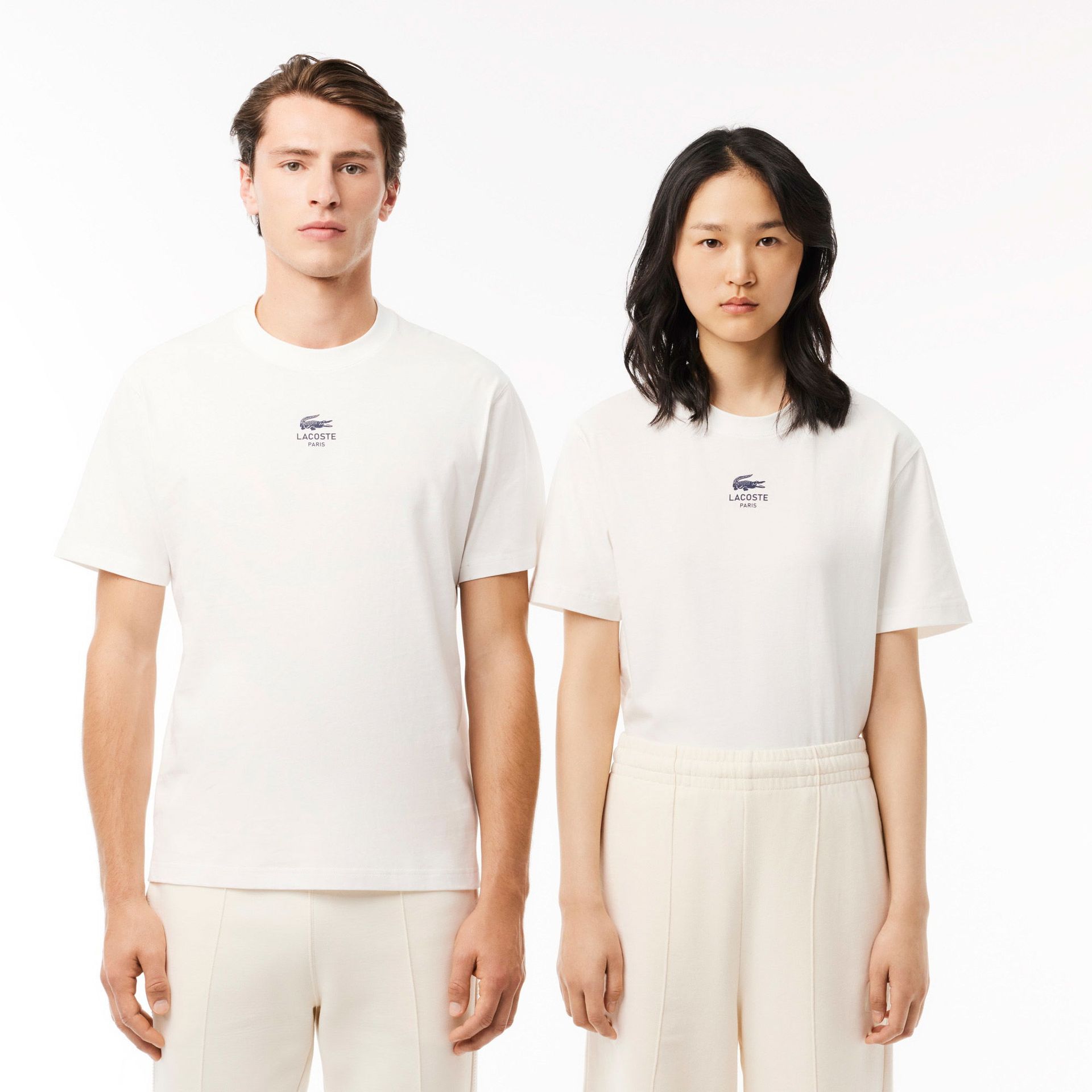 Lacoste koszulka z bawełnianego dżerseju o klasycznym kroju