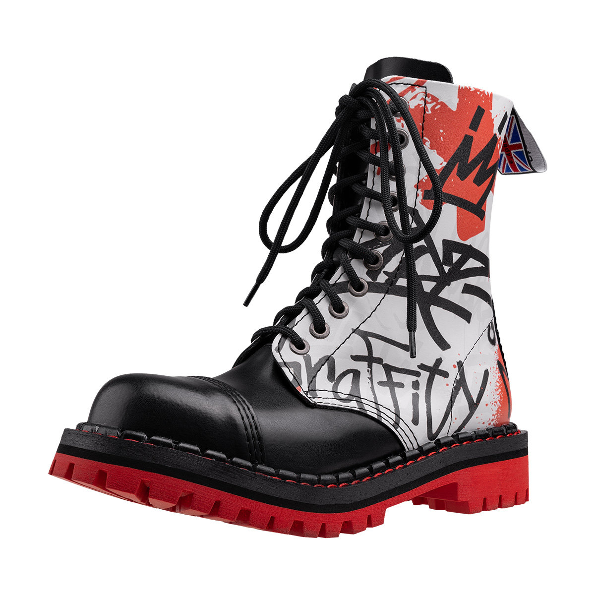 glany STEADY'S - 10 dziurek, GRAFFITI (STE/10/RED/123)-40