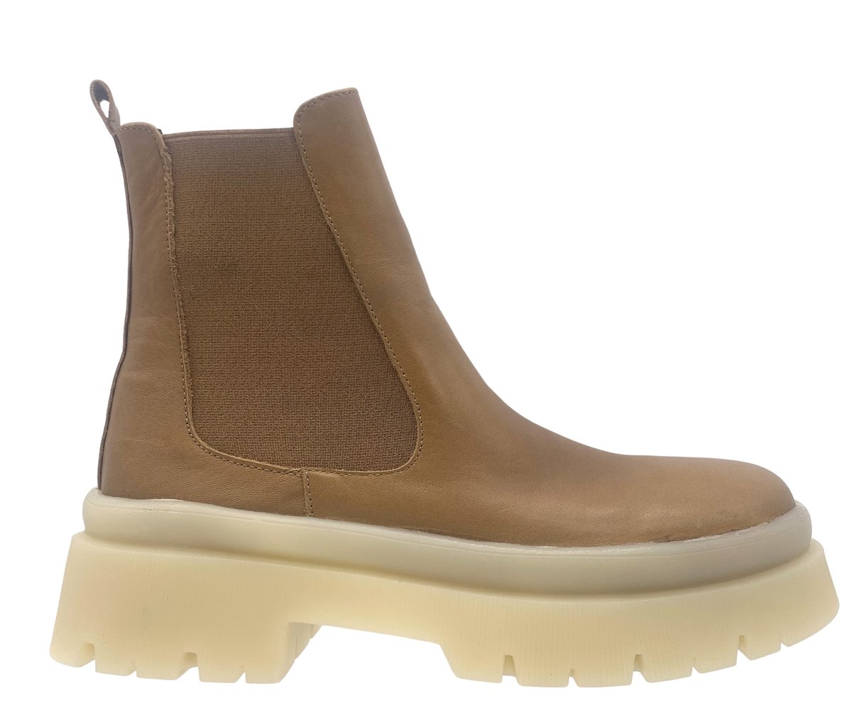 Buty damskie botki eleganckie na platformie INUOVO CARAMEL-GUM rozmiar 41