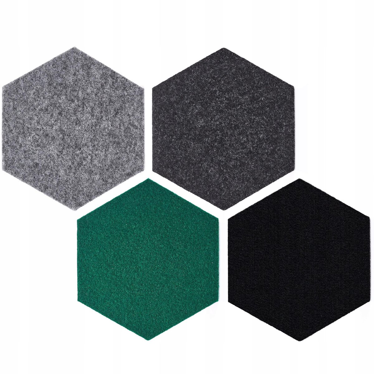 Panele Dekoracyjne Lamele Ścienne Heksagon Filcowe Dekoracja Ozdoba