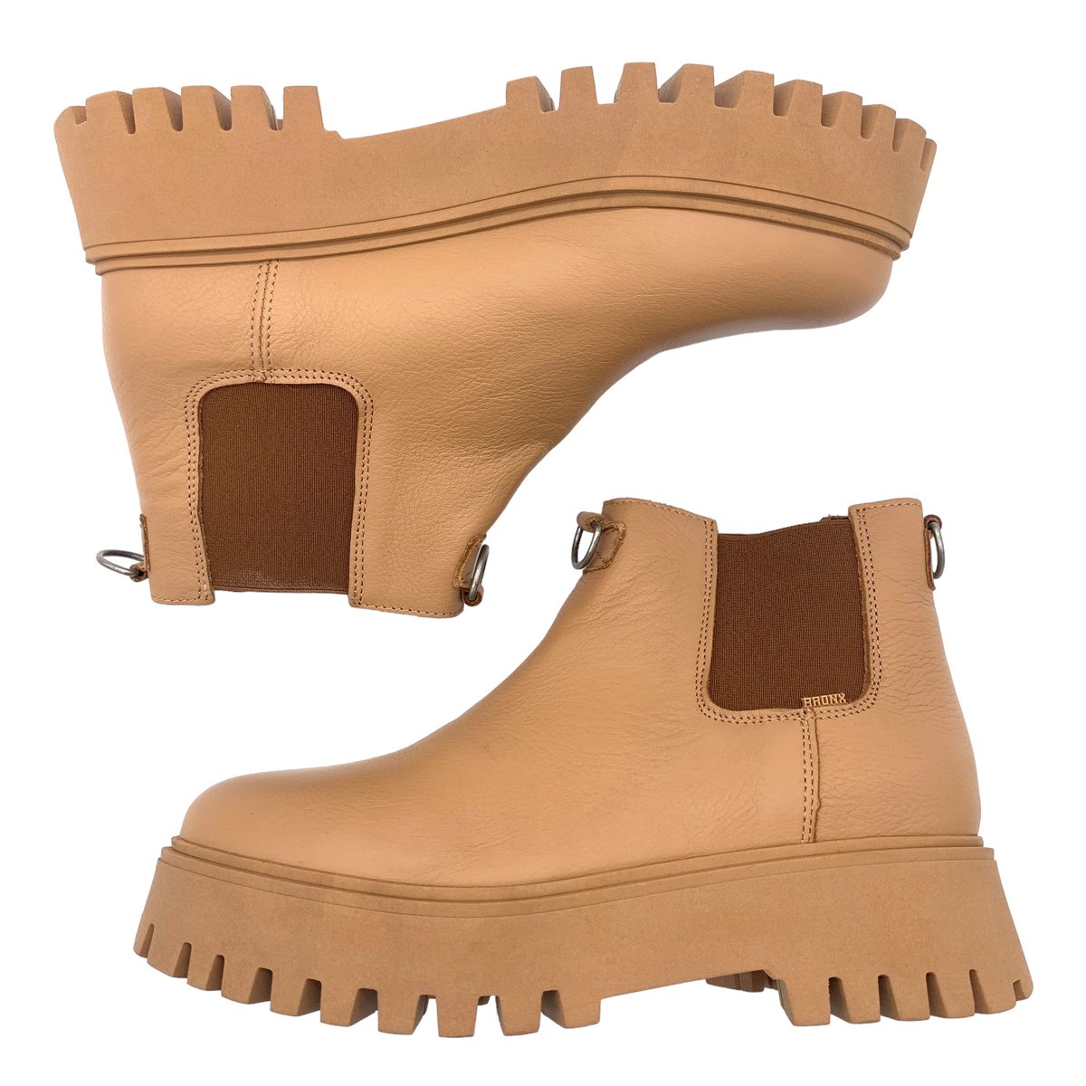 Buty damskie botki BRONX rozmiar 41 Groov-y skórzane na platformie
