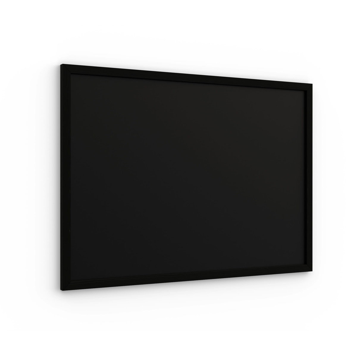 Tablica kredowa czarna 70x50 cm rama drewniana CZARNA ECO
