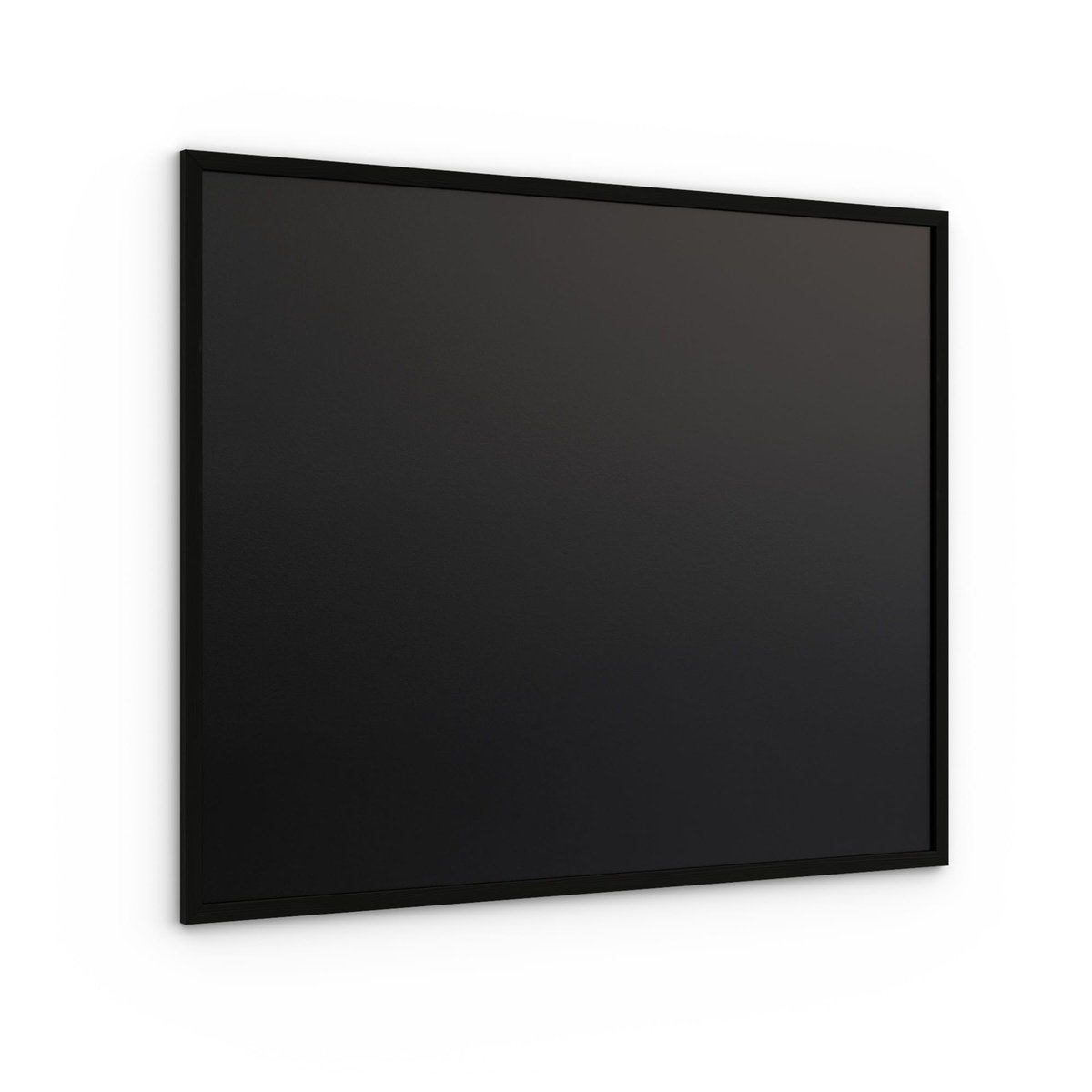 Tablica kredowa czarna 100x80 cm rama drewniana CZARNA ECO