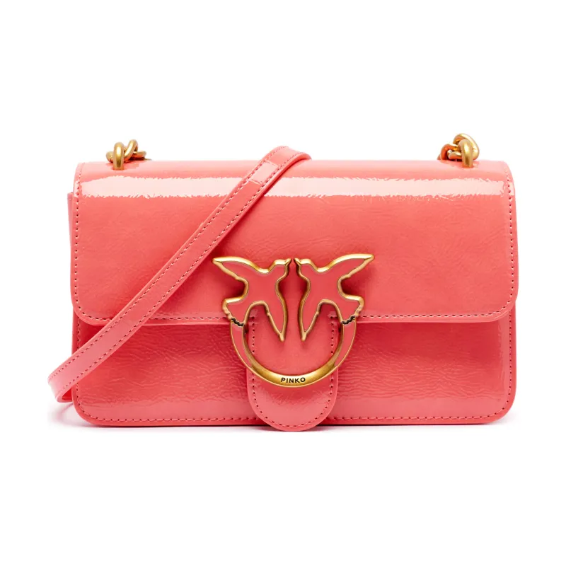 Pinko Skórzana torebka na ramię LOVE ONE MINI LIGHT