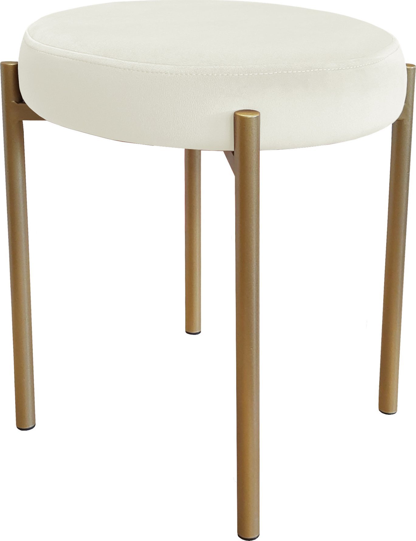 Atos TABORET DIOR STOŁEK LOFT metal podstawa złota MG50