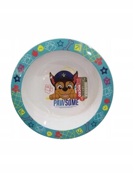 Psi Patrol Miseczka Plastikowa 16 Cm Głęboki Talerz