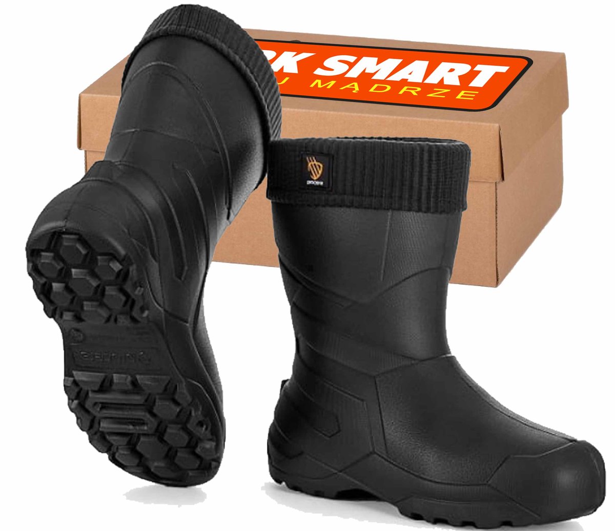 Kalossze lekkie piankowe z wyjmowanym wkładem wodoszczelne MĘSKIE EVA 44 PROCERA