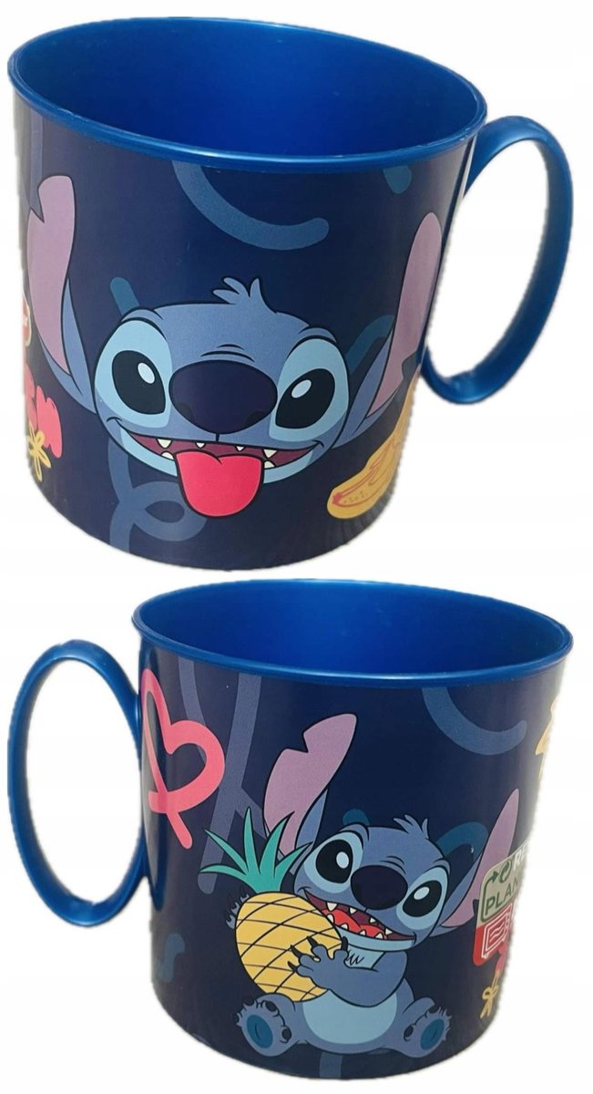 Kubek Stitch Plastikowy 265 Ml Kubeczek Dla Dziecka Wielorazowy Nietłukący