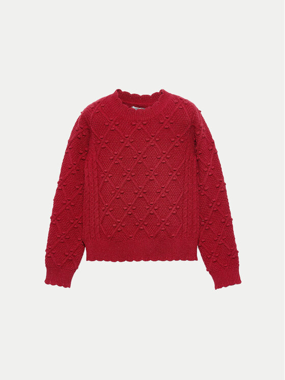Abel & Lula Sweter 5826 Czerwony Regular Fit