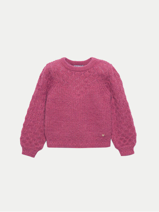 Abel & Lula Sweter 5823 Różowy Regular Fit