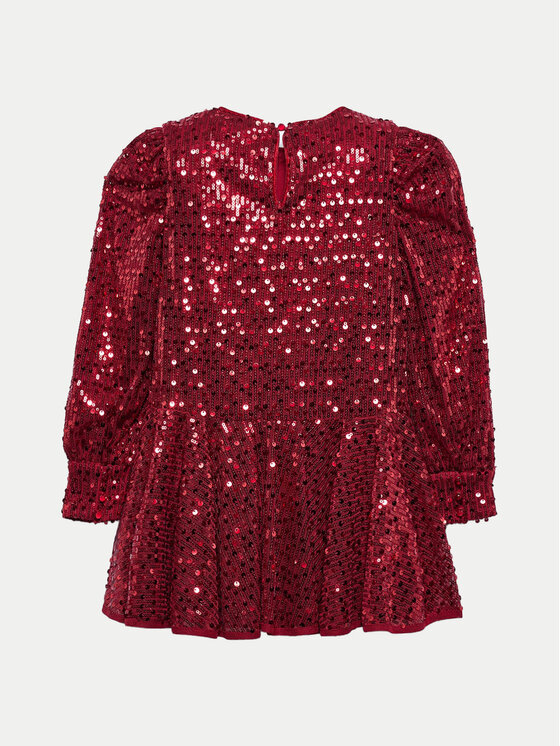 Abel & Lula Sukienka elegancka 5538 Czerwony Regular Fit