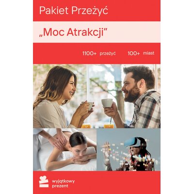 Karta podarunkowa WYJĄTKOWY PREZENT Pakiet Przeżyć - Moc Atrakcji