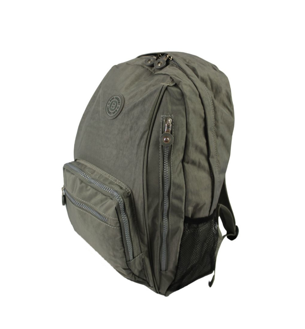 Praktyczny Plecak Materiałowy BAG STREET 2212 SZARY  42 x 32 x 13cm