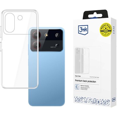 Etui 3MK Clear Case do ZTE Blade A54 Przezroczysty