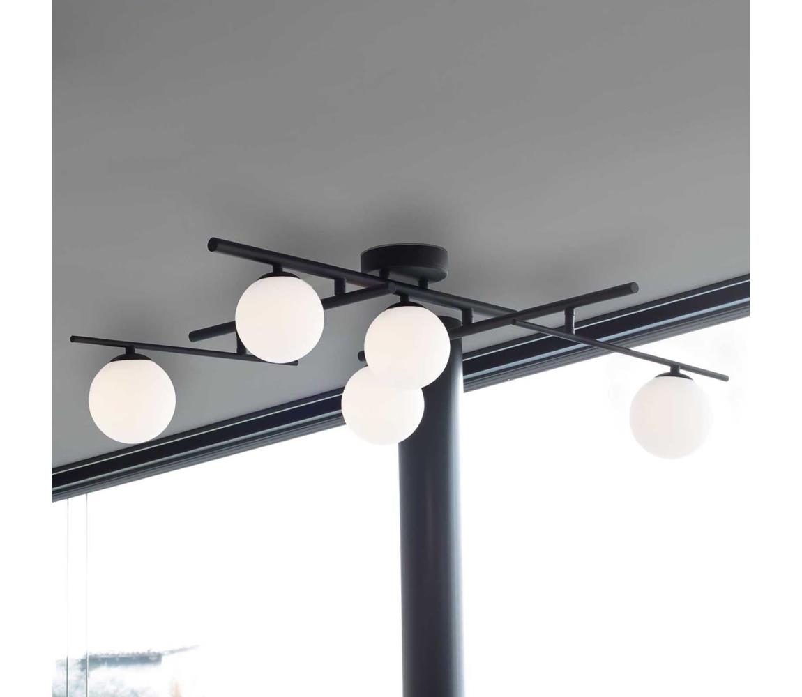 Ideal Lux - LED Żyrandol natynkowy ATLAS 5xG9/3W/230V czarny