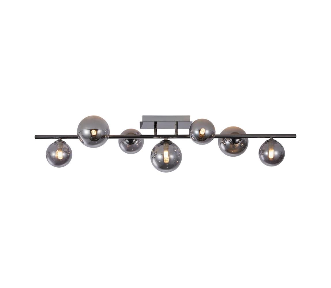 Wofi 7014-705W - LED Żyrandol natynkowy VILLA 7xG9/3W/230V czarny