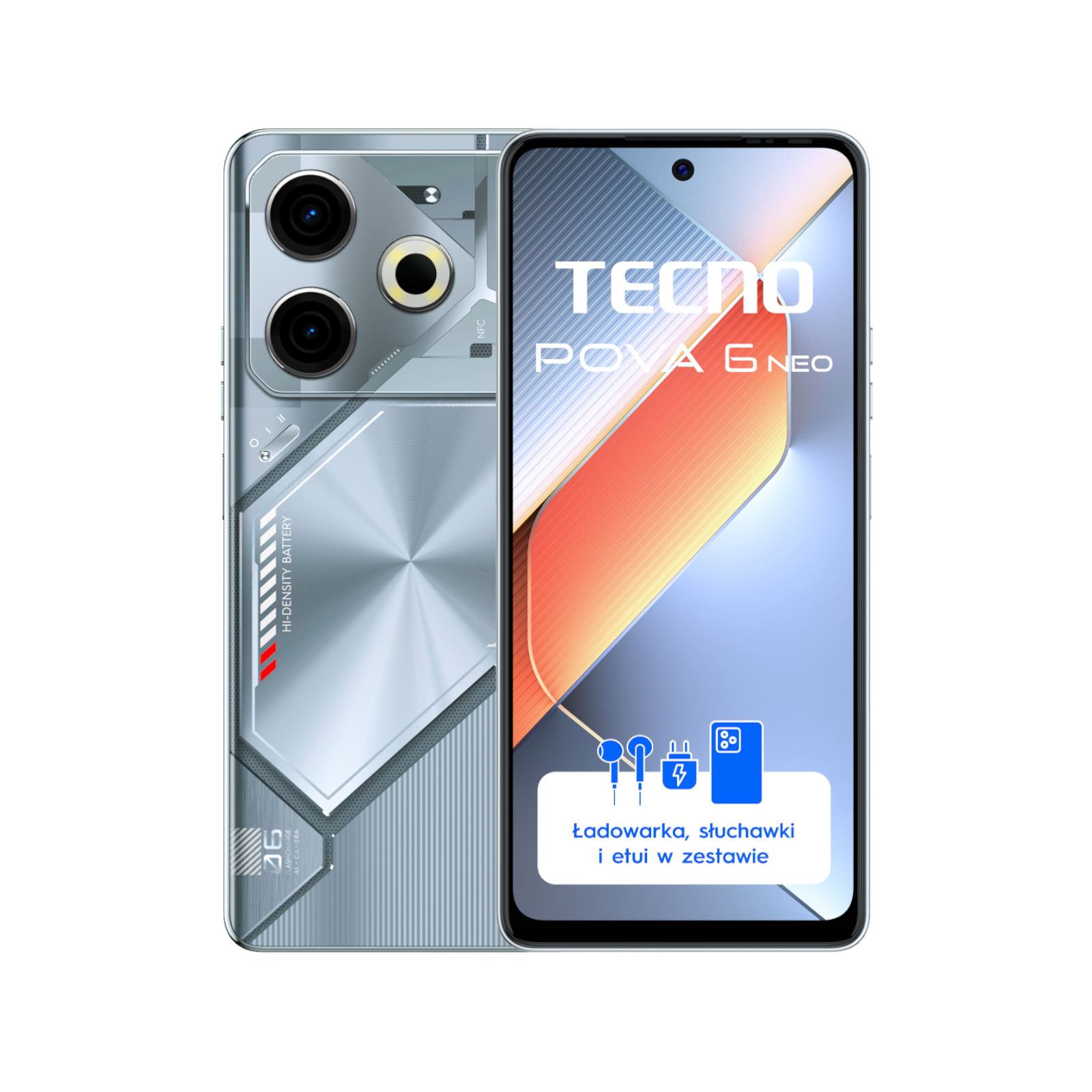 Tecno Pova 6 Neo 8/256GB Srebrny