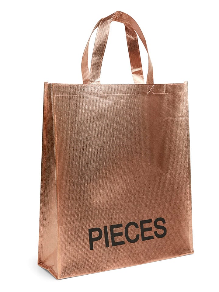 Pieces Torebka w kolorze złotym