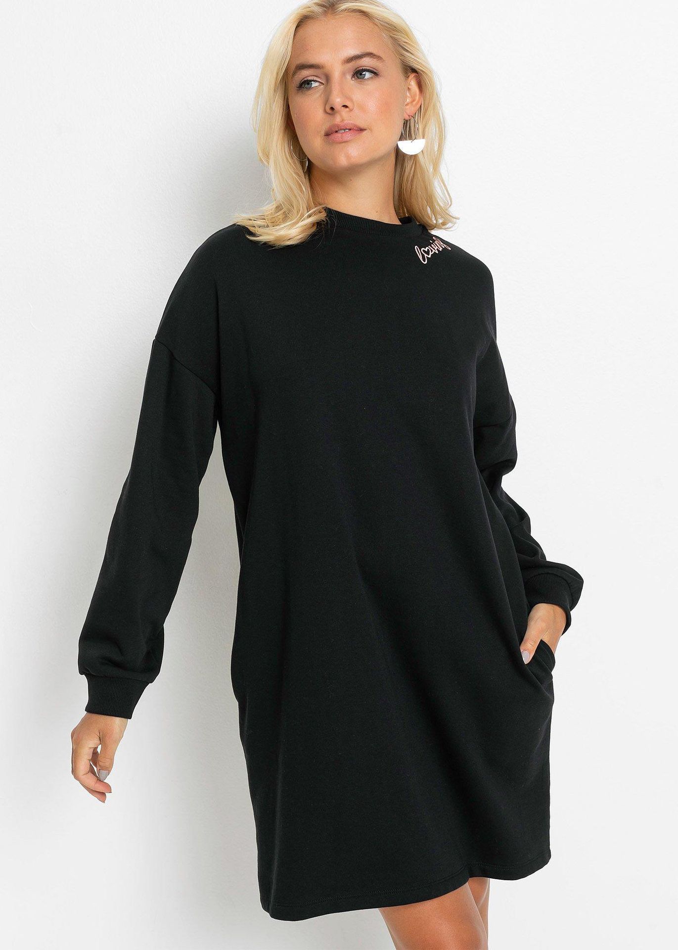 Sukienka dresowa oversized - bonprix