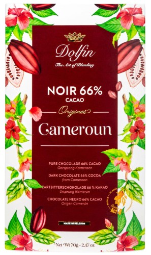 Czekolada Dolfin Cameroun Noir 66% 70g