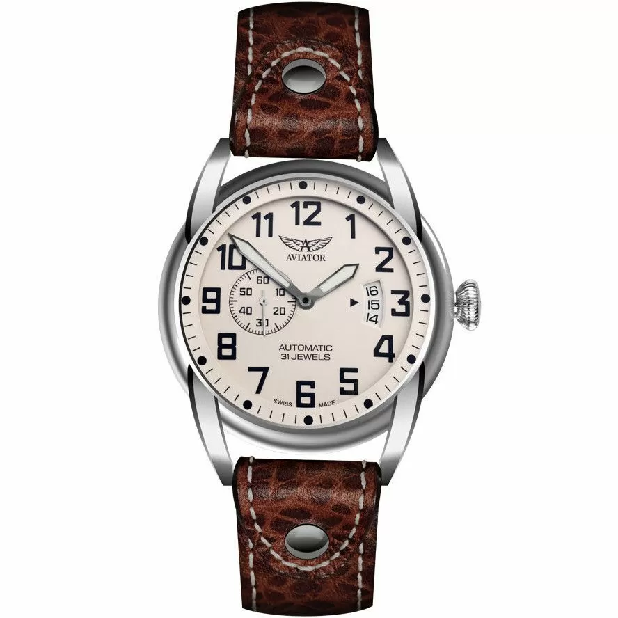 Zegarek Męski Aviator Swiss Made V.3.18.0.161.4 Bristol Scout