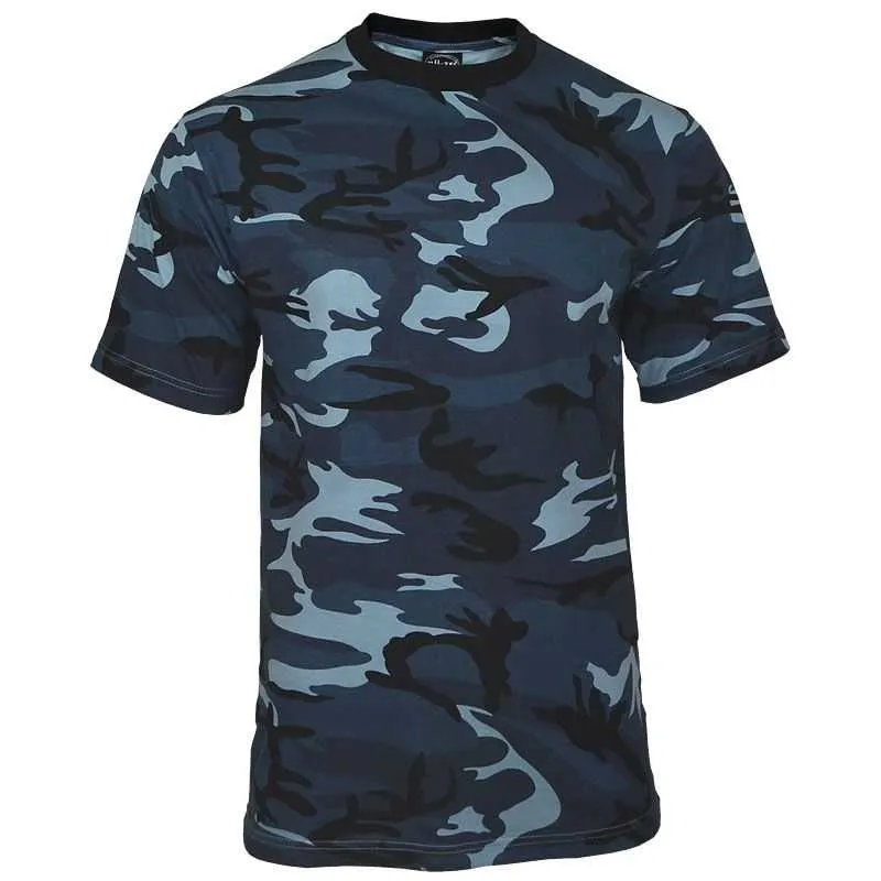 Koszulka T-shirt Mil-Tec US STYLE - Tarn Sky Blue L