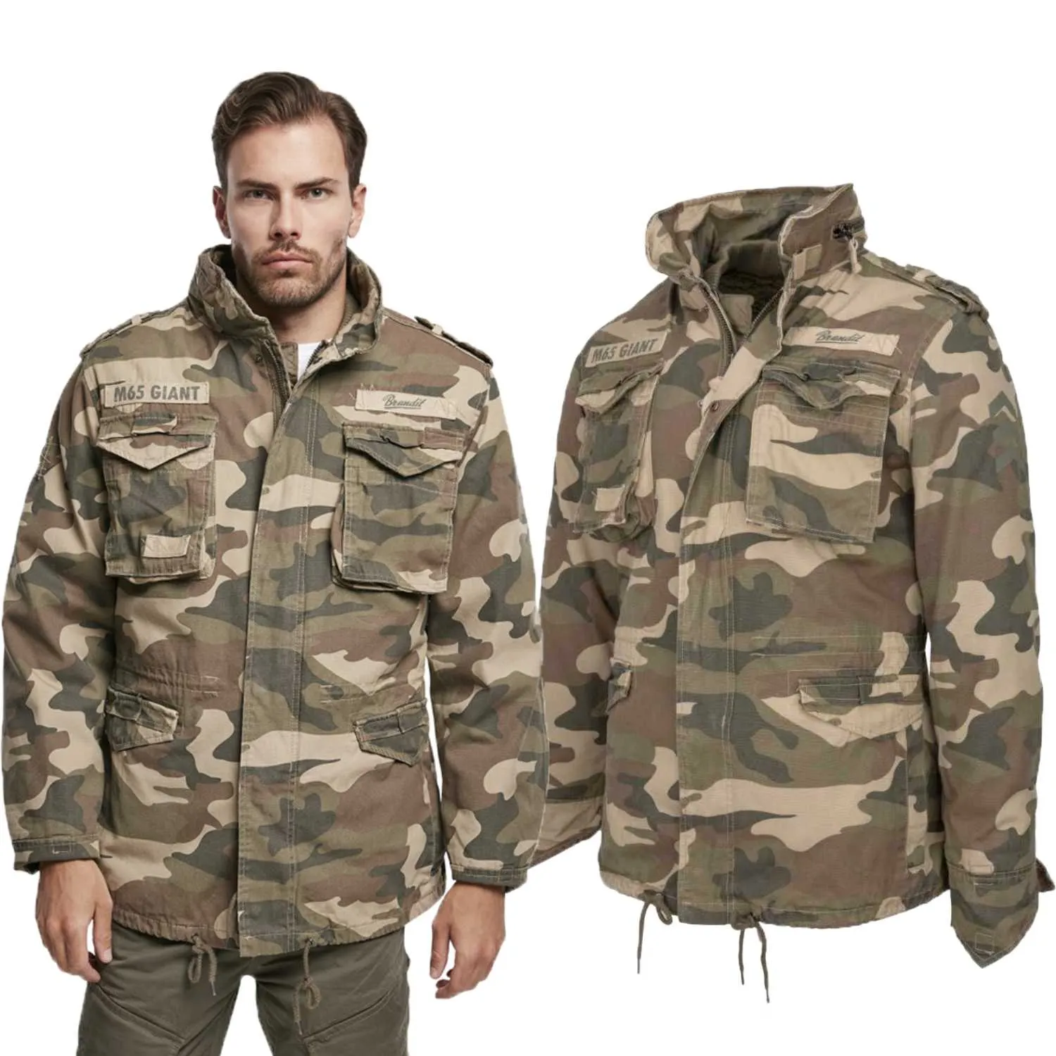 Kurtka Brandit M65 Giant - Light Camo M