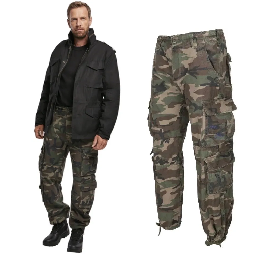 Spodnie Długie Męskie BRANDIT Pure Vintage - Woodland XXL
