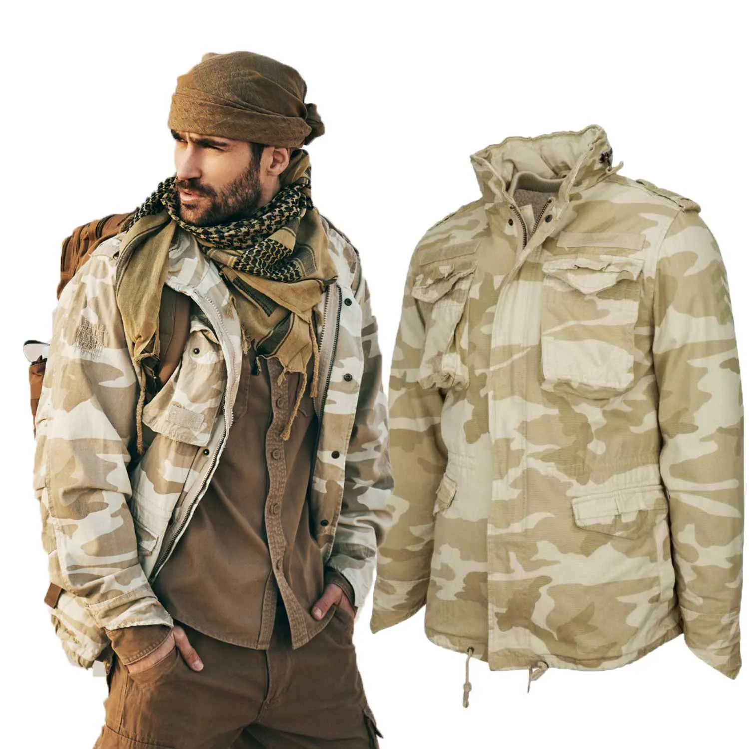 Kurtka Brandit M65 Giant - DesertStorm 4XL