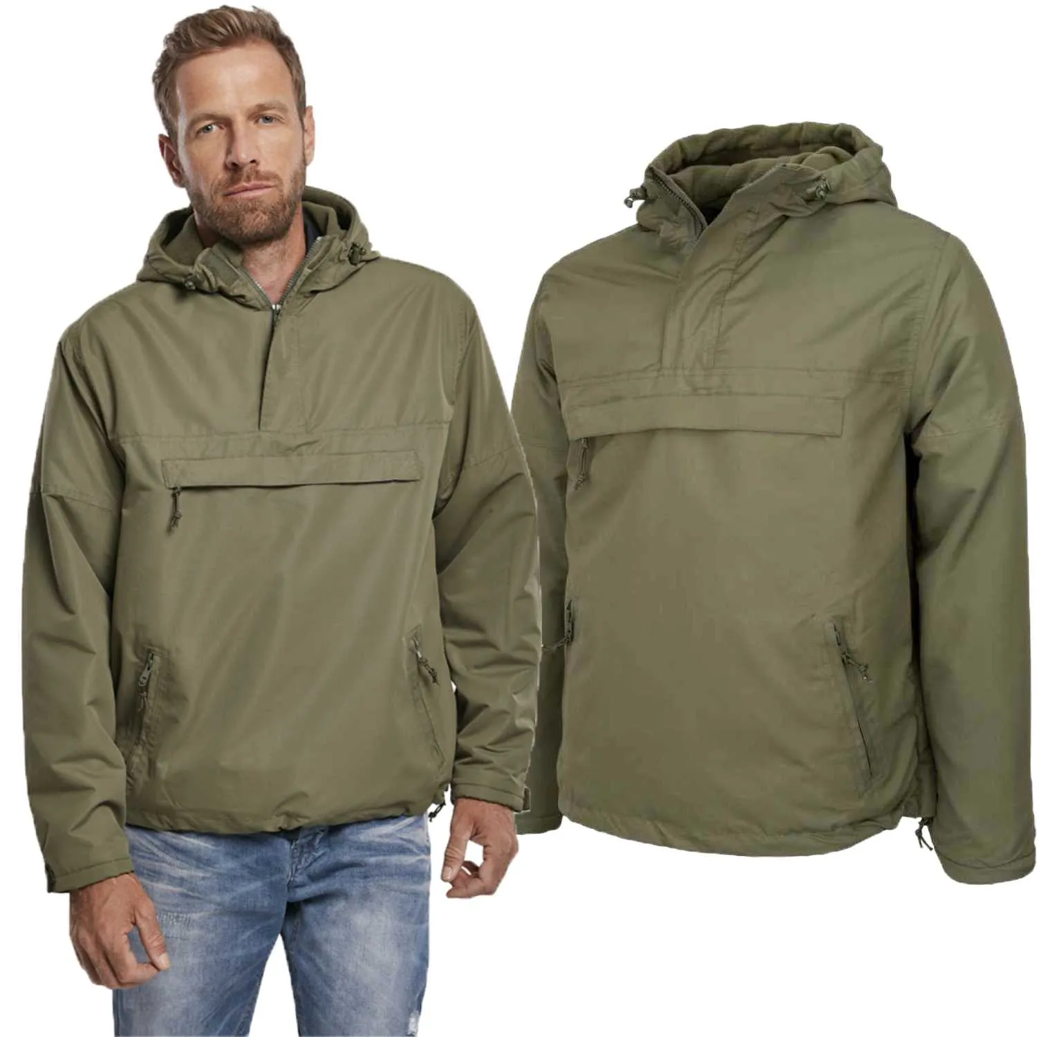 Kurtka BRANDIT Windbreaker Kangurka Olive XL