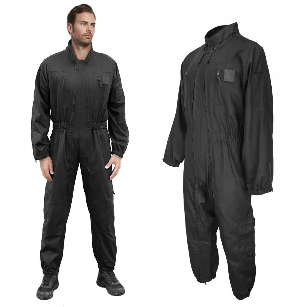 Kombinezon Taktyczny BRANDIT Flight Suit - Czarny XXL