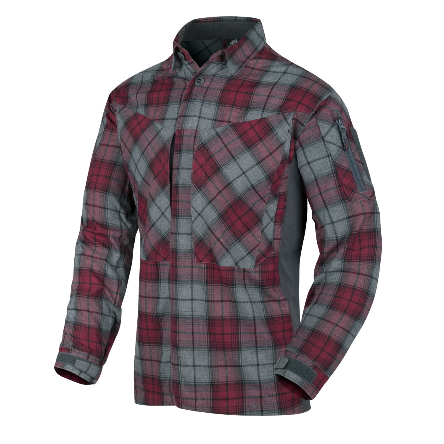 Koszula z długm rękawem Helikon-Tex MBDU Flannel - Ruby plaid XS