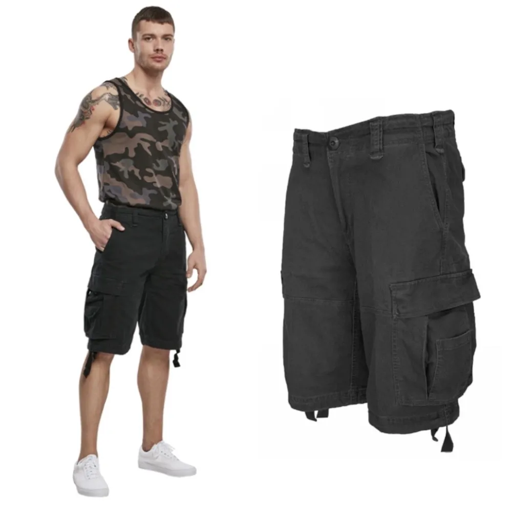 Spodenki Krótkie Męskie BRANDIT Vintage Classic - Czarne XXL