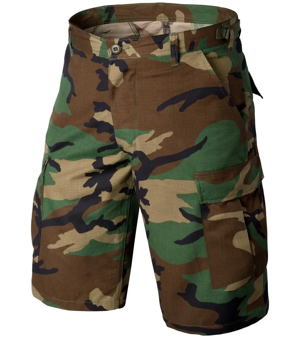 Szorty Helikon-Tex BDU PolyCotton Ripstop - US Woodland S