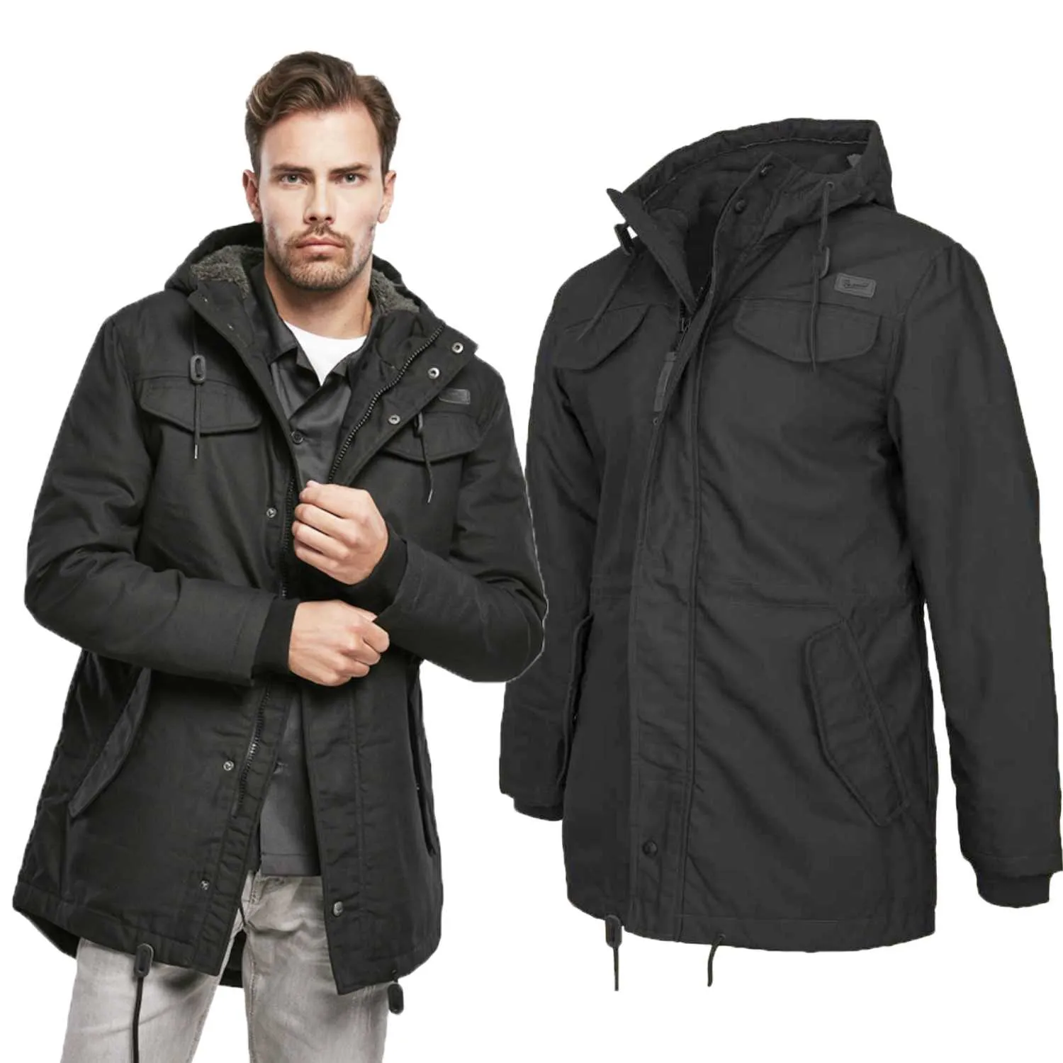 Kurtka BRANDIT Marsh Lake Parka M51 Czarna 4XL