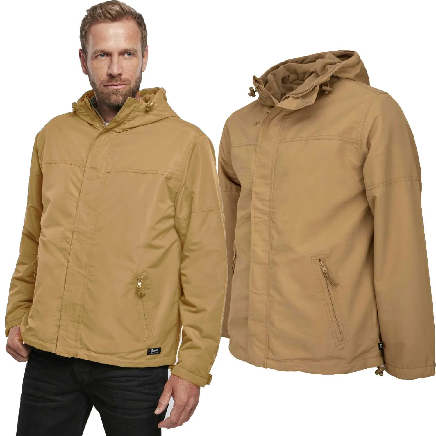 Kurtka BRANDIT Windbreaker Frontzip Coyote M