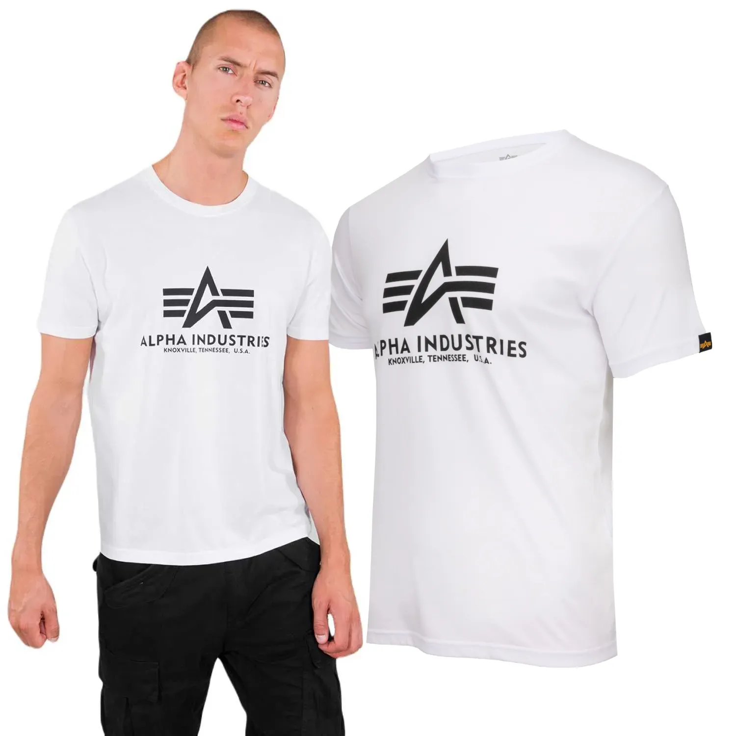 Koszulka Alpha Industries Basic 100501 09 - Biała XXL
