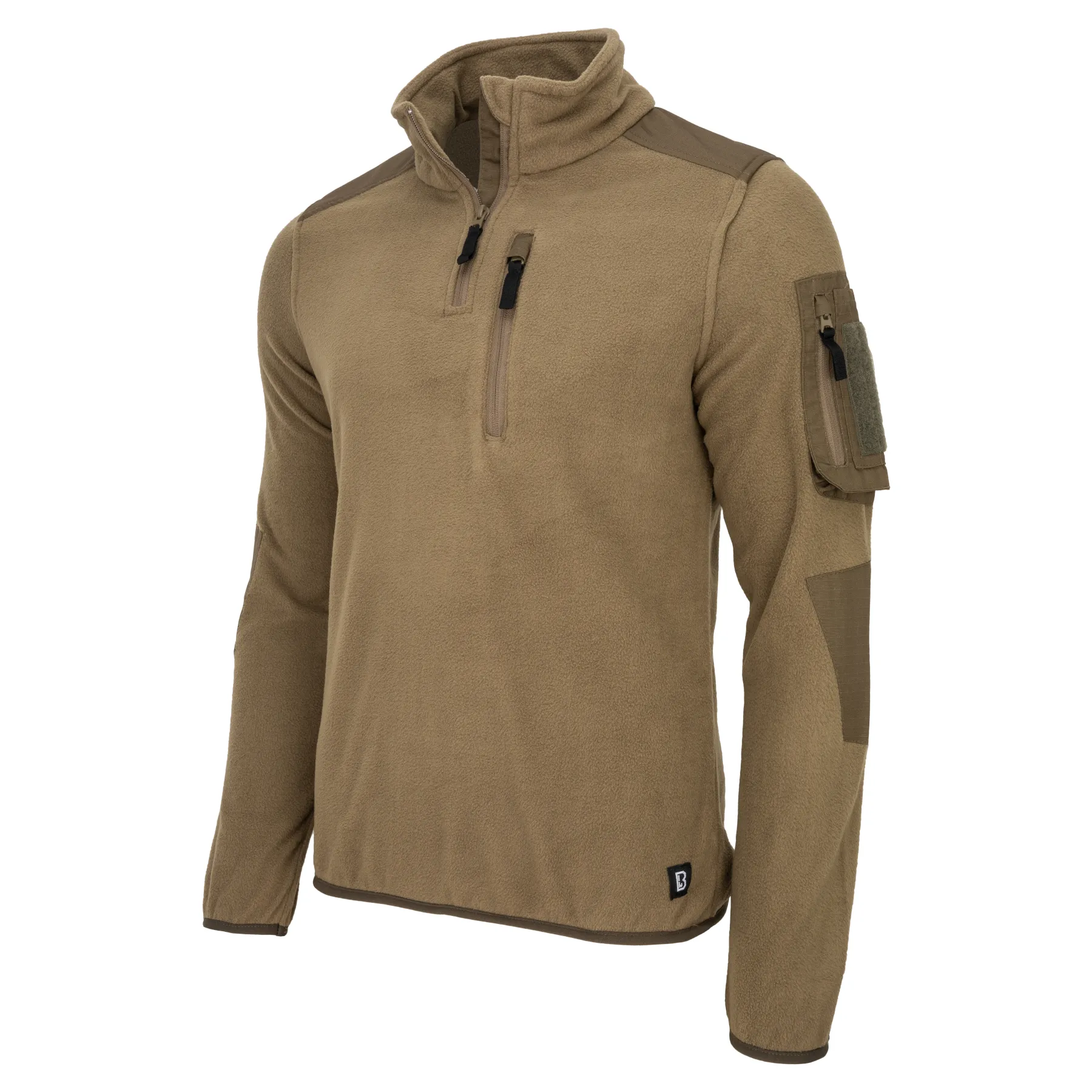 Bluza Polarowa Brandit Fleece Troyer Ripstop - Olive  5XL