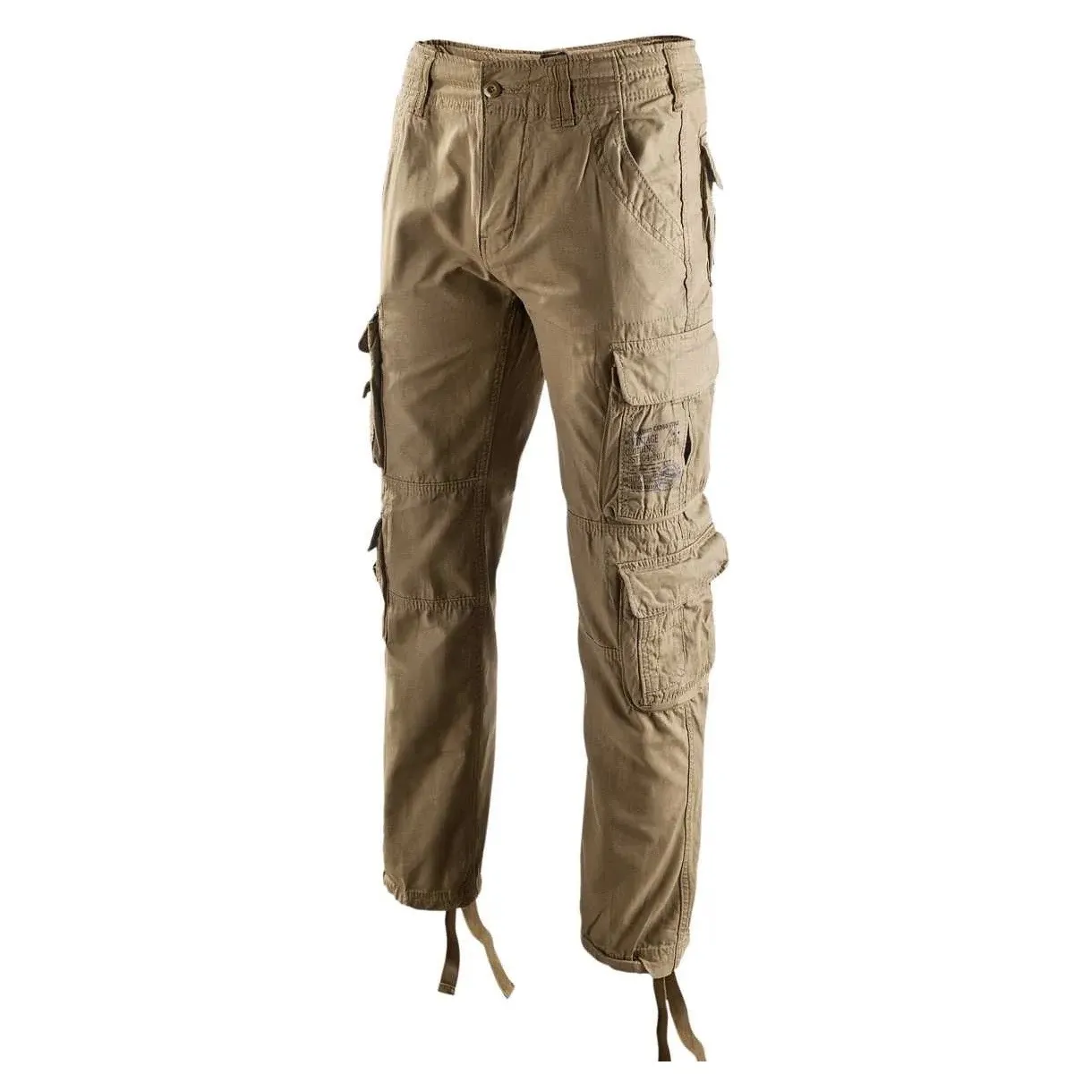 Spodnie BRANDIT Pure Slim Fit Beige XL